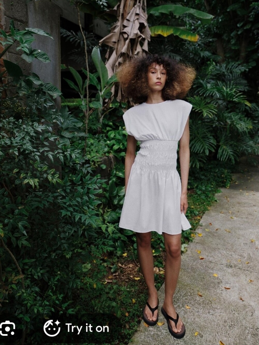 NWT Zara Combination Poplin Dress